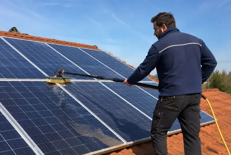 Nettoyage et entretien de panneaux solaires à Nay